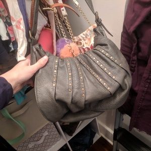 Gray purse